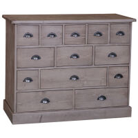 Apothekerschrank mit Landhausoptik shabby chic - antik look