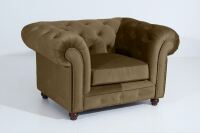 Chesterfield Sessel Orleans Samtvelours sahara