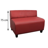 Esszimmerbank mit Rcken Gesteppt Hhe 75 cm 120 cm Webstoff unter Esszimmer > Bnke & Hocker