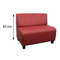 Esszimmerbank mit Rcken Gesteppt Hhe 83 cm 200 cm Webstoff unter Esszimmer > Bnke & Hocker