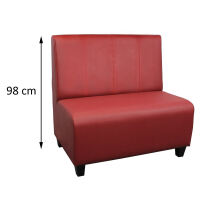 Esszimmerbank mit Rcken Gesteppt Hhe 98 cm 140 cm Webstoff unter Esszimmer > Bnke & Hocker