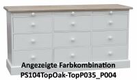 Grosse Landhauskommode - Eichenplatte multicolor unter Bro > Kommoden & Sideboards