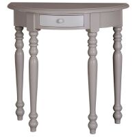 Halbrunder Landhaus Wandtisch shabby chic - antik look