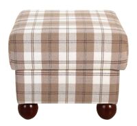 Hocker Monarch Flachgewebe sand