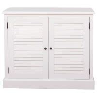 Kommode mit Lamellentren im Landhausstil shabby chic - antik look