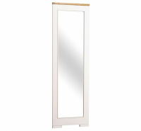 Langer Holzrahmen Spiegel im Landhausstil - Eichenplatte lackiert unter Bad > Spiegel