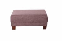 Moderner Hocker Flachgewebe (Leinenoptik) aubergine unter Wohnraum > Sessel & Hocker > Fuhocker