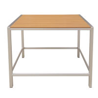 Outdoor Stehtisch Teak 120 x 80 cm