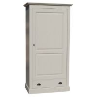 Rustikaler Kleiderschrank mit Schublade in Landhausoptik shabby chic - antik look unter Diele-Flur > Schrnke & Kommoden