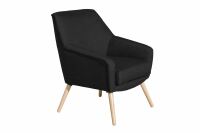 Sessel Alegro Flachgewebe schwarz