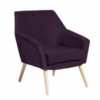 Sessel Alegro Samtvelour purple