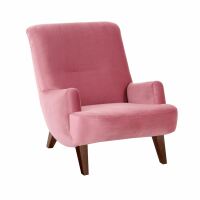 Sessel Brandford rose Samtvelours