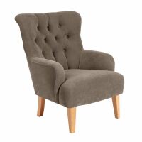 Sessel Brandon Veloursstoff sahara unter Wohnraum > Sessel & Hocker > Ohrensessel, Lesesessel