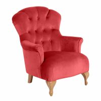 Sessel Camilla Samtvelours rot