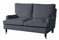 Sofa Passion- 2-Sitzer Flachgewebe (Leinenoptik) anthrazit unter Wohnraum > Sofas & Couches > Einzelsofas