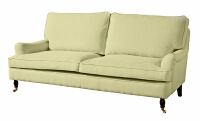 Sofa Passion- 3-Sitzer (2-geteilt) Flachgewebe (Leinenoptik) apfel