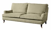 Sofa Passion- 3-Sitzer (2-geteilt) Flachgewebe (Leinenoptik) sahara