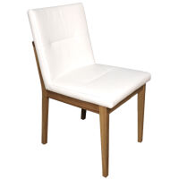 Stuhl mit Polstersitz und Polsterrücken Eiche Stoff unter Esszimmer > Stühle > Gepolsterte Holzstühle