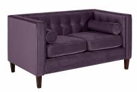 Vintage 2-Sitzer Sofa Jeronimo Samtvelours purple
