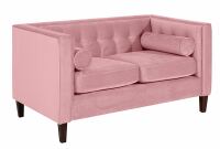 Vintage 2-Sitzer Sofa Jeronimo Samtvelours rose