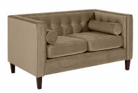 Vintage 2-Sitzer Sofa Jeronimo Samtvelours sahara