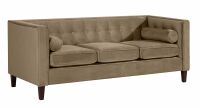 Vintage 3-Sitzer Sofa Jeronimo Samtvelours sahara