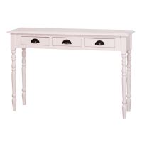 Wandtisch gedrechselte Beine im Landhausstil shabby chic - antik look